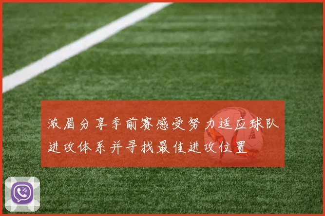 浓眉分享季前赛感受努力适应球队进攻体系并寻找最佳进攻位置