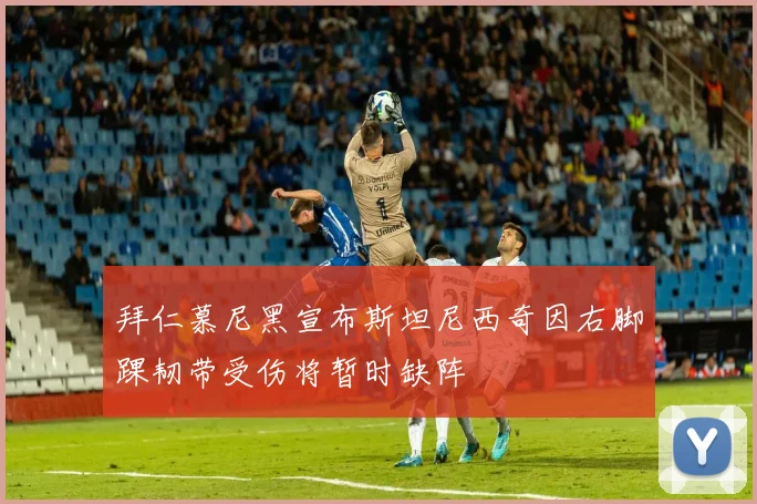 拜仁慕尼黑宣布斯坦尼西奇因右脚踝韧带受伤将暂时缺阵